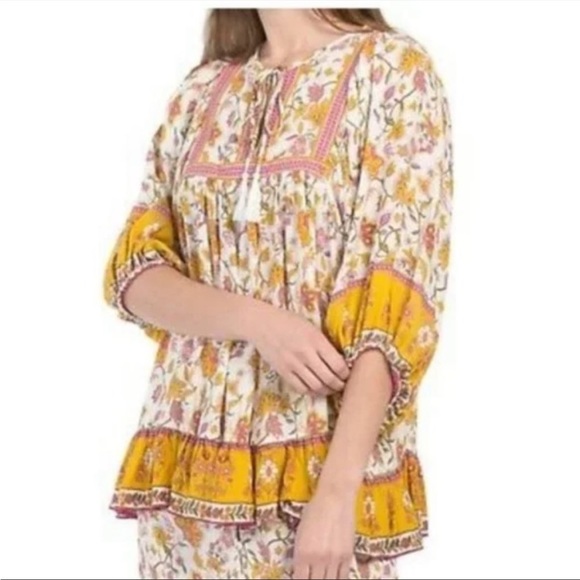 Rachel Zoe floral tunic dress NWOT size M - Picture 7 of 11